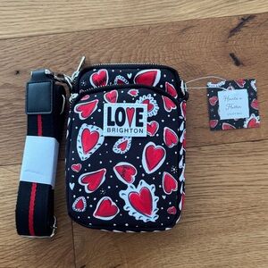 NWT Hearts A Flutter Utility bag by Brighton Bags